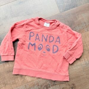 Zara Coral Baby Sweatshirt